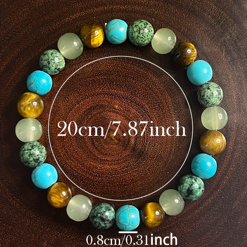Anti-Anxiety Natural Stone Bead Jasper Crystal Relax Bracelet