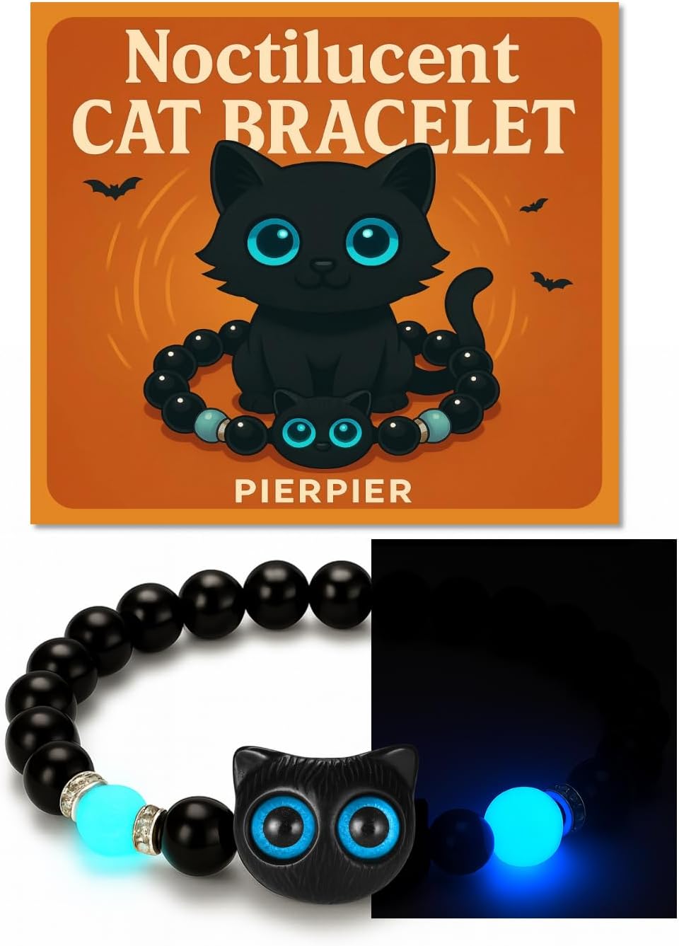 Halloween Black Cat Costume Accessories - Black Cat Bracelet
