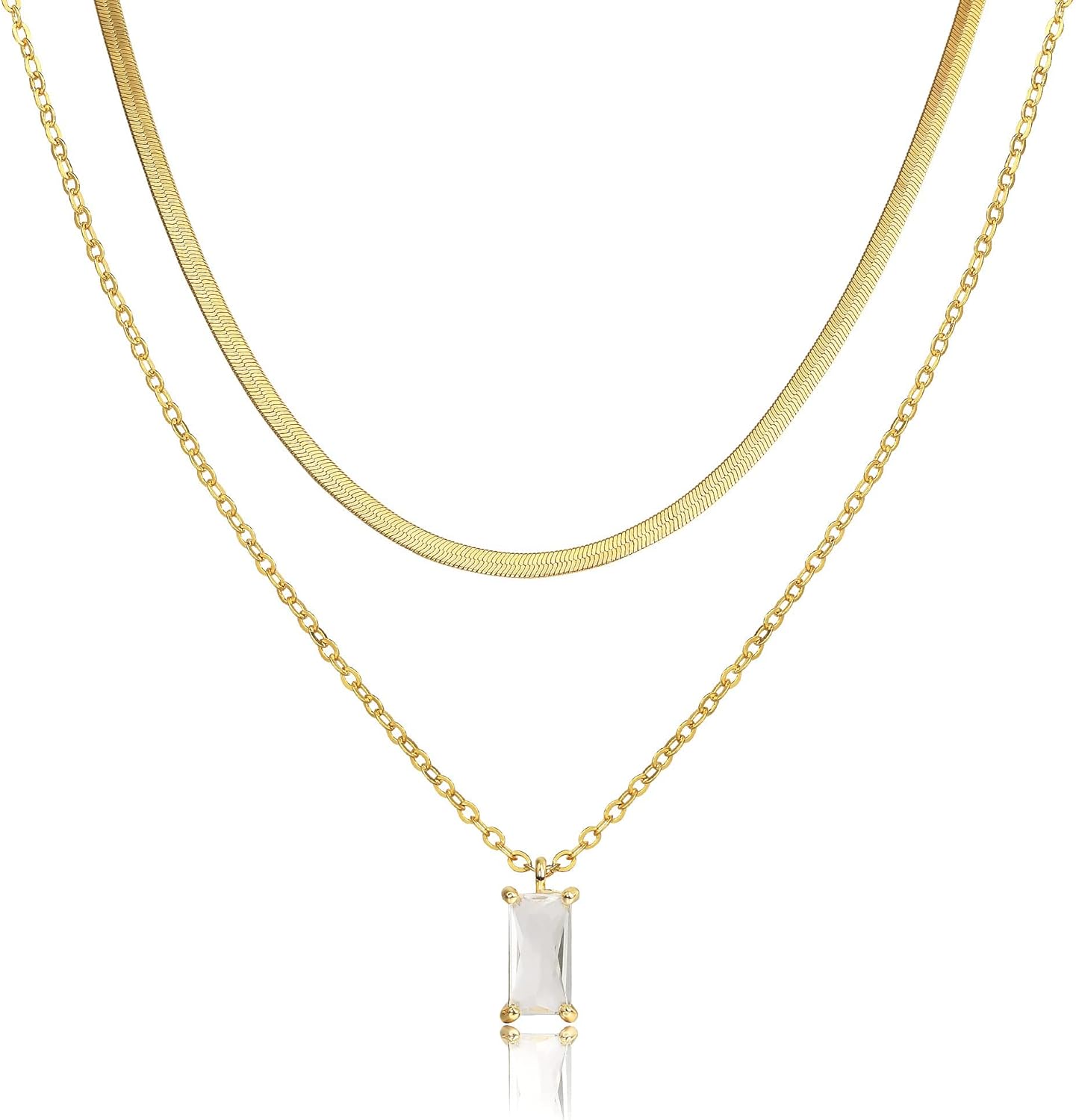 Tewiky Diamond Necklaces Sterling Silver Choker Women Necklace