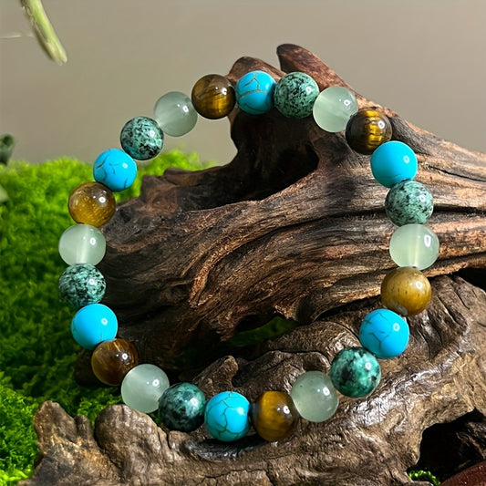 Anti-Anxiety Natural Stone Bead Jasper Crystal Relax Bracelet