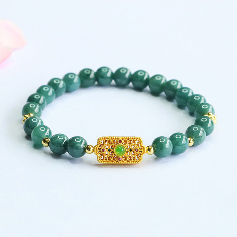 Untamed Spirit - Jadeite Blue Sailor Jade Bracelet
