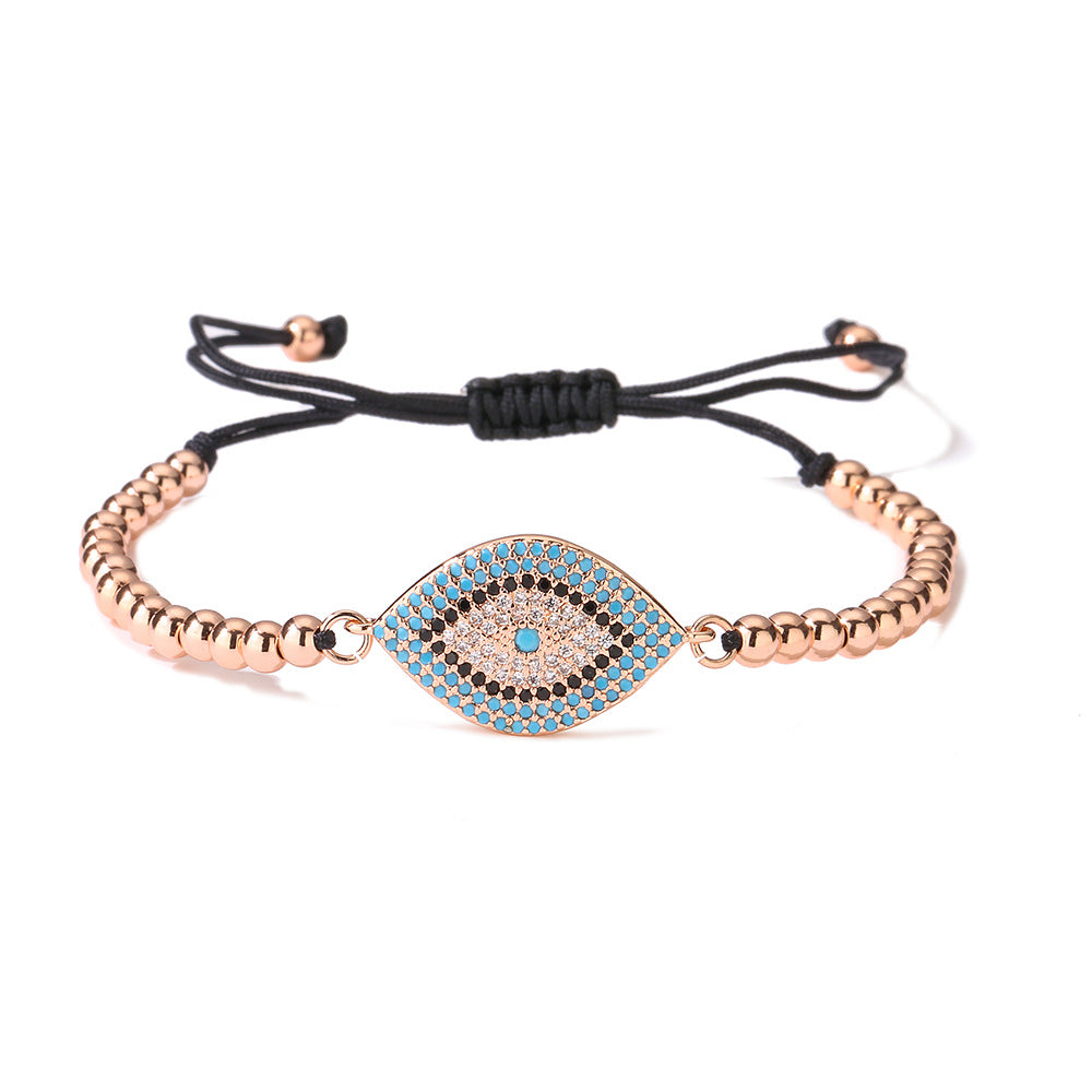 Spirit Warden -Hematite Evil Eye Charm Bracelet