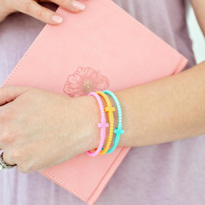 Jesus Bracelets - Cross Silicone Bracelet