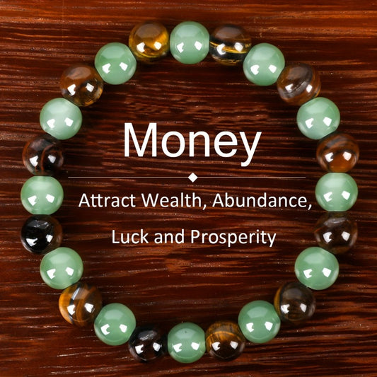 Crystals Beaded Stretch Unisex Bracelet