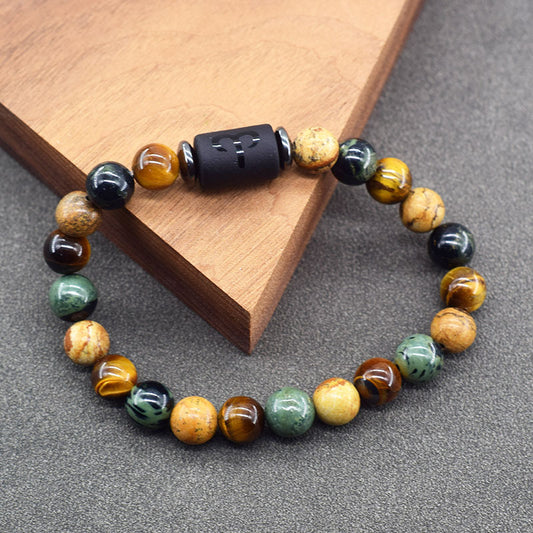Stretch Stone Beaded -Bohemian Zodiac Bracelet