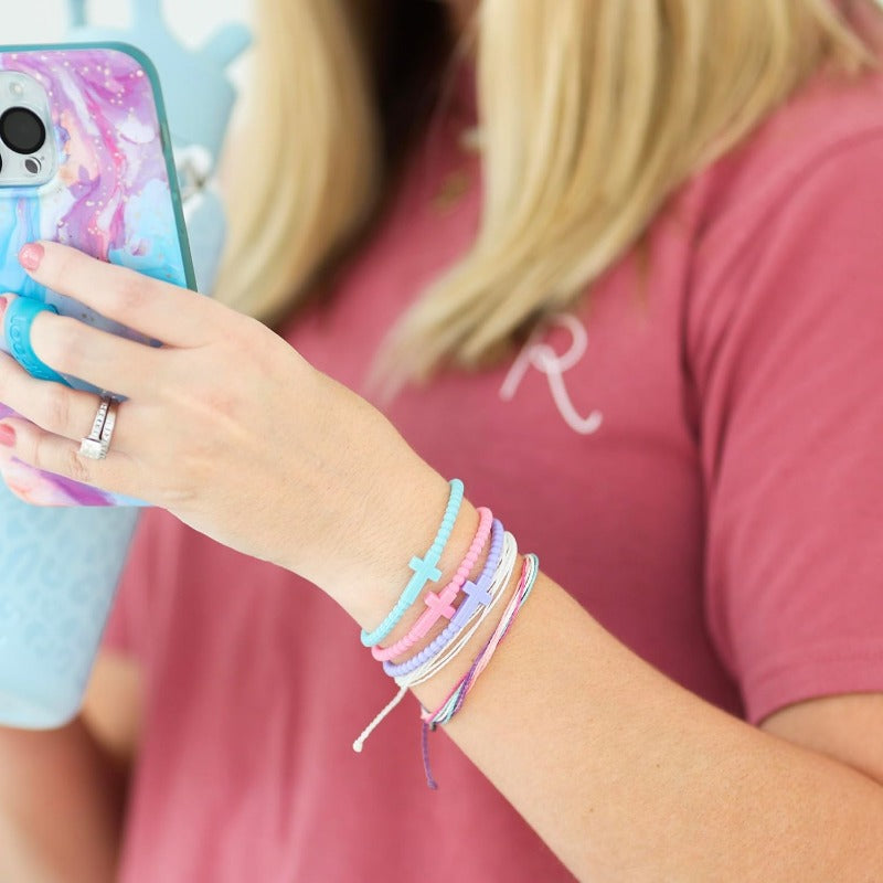 Jesus Bracelets - Cross Silicone Bracelet