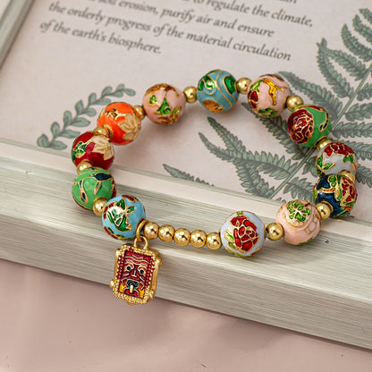 Inspired Zodiac Flower Charm Bracelet