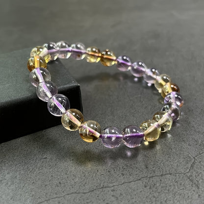 Powerful Protection -Handmade Grade Ametrine Crystal Bracelet
