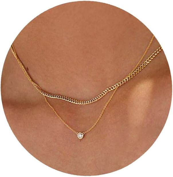 Tewiky Diamond Necklaces Sterling Silver Choker Women Necklace