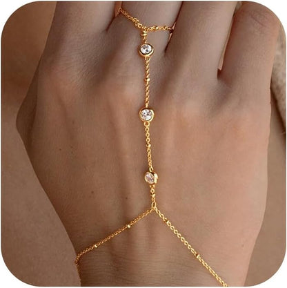 Real Gold Jewelry Sets Waterproof Bracelets