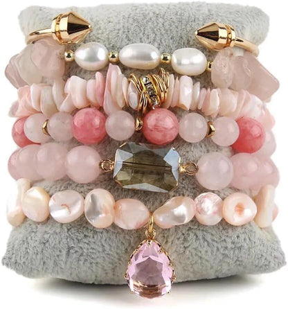Healing Turquoise Jasper Agate Crystal Gemstone Handmade Bracelet