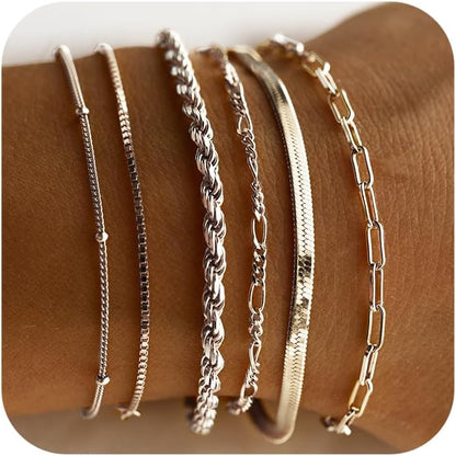 Real Gold Jewelry Sets Waterproof Bracelets