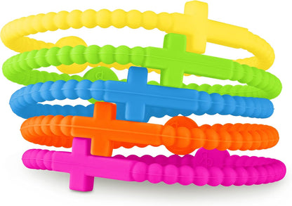Jesus Bracelets - Cross Silicone Bracelet