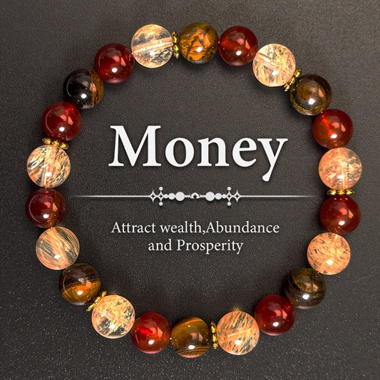 Vintage Natural Stone Crystal Bracelet