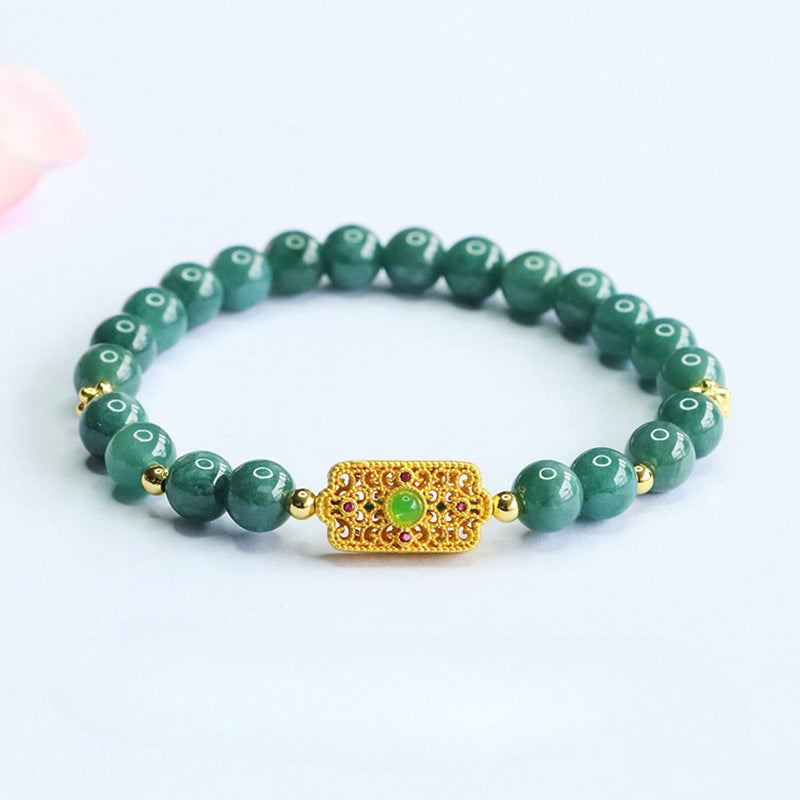 Untamed Spirit - Jadeite Blue Sailor Jade Bracelet