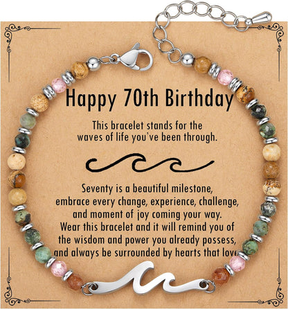 Cradled in Protection -Christmas Stocking Stuffers Wave Bracelet