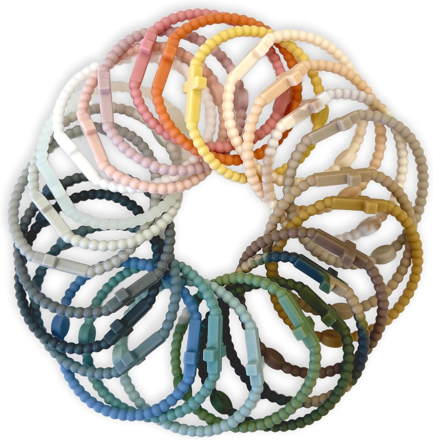Jesus Bracelets - Cross Silicone Bracelet