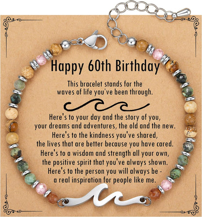 Cradled in Protection -Christmas Stocking Stuffers Wave Bracelet