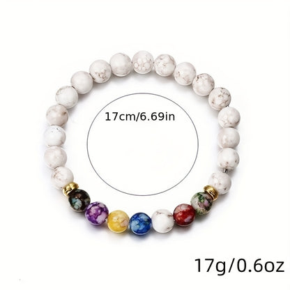 Energy Crystals Healing Stones Colorful Lava Stone Bracelet