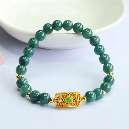 Untamed Spirit - Jadeite Blue Sailor Jade Bracelet