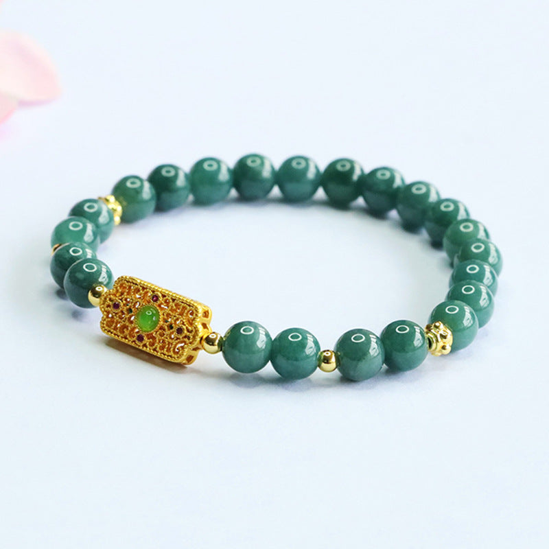 Untamed Spirit - Jadeite Blue Sailor Jade Bracelet
