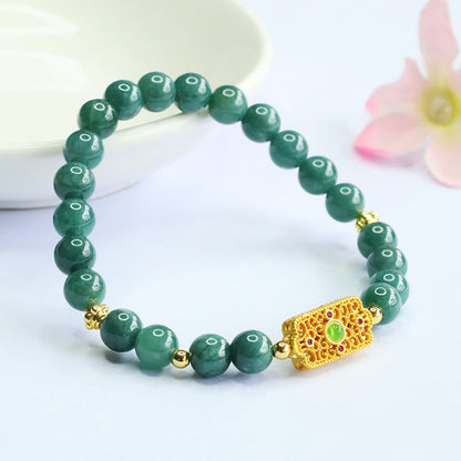 Untamed Spirit - Jadeite Blue Sailor Jade Bracelet