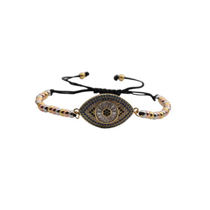 Walk with Integrity - Hematite Gold Tone Bracelet