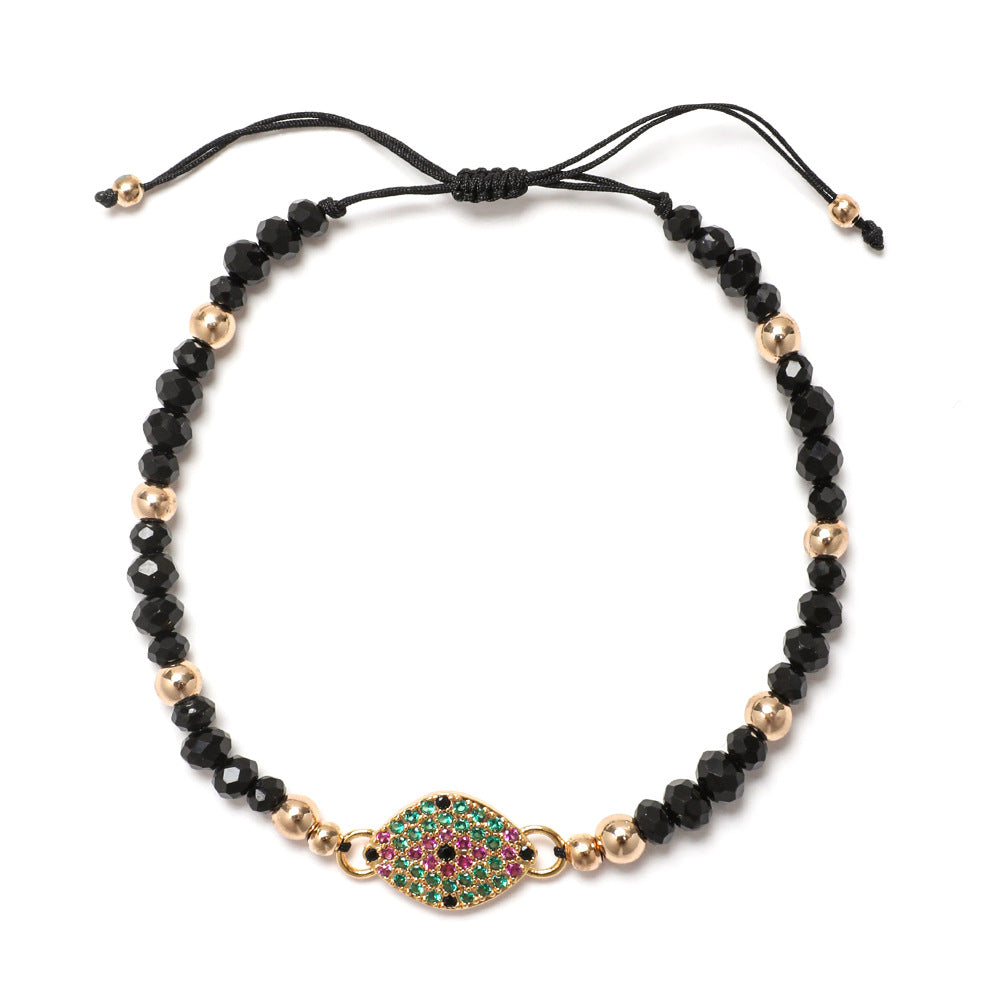 Bright Outlook Hematite Evil Eye Charm Bracelet