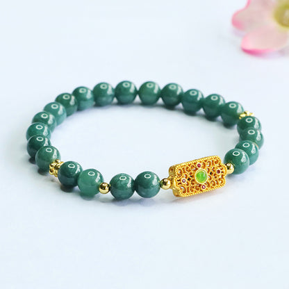 Untamed Spirit - Jadeite Blue Sailor Jade Bracelet