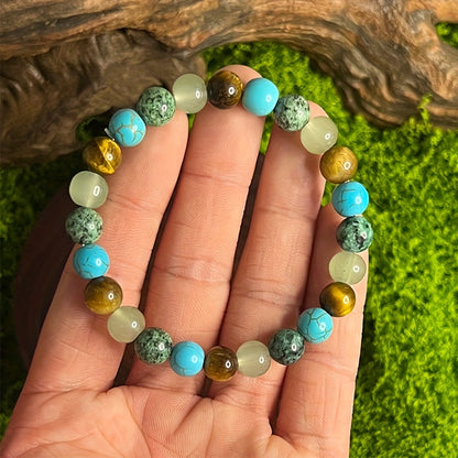 Anti-Anxiety Natural Stone Bead Jasper Crystal Relax Bracelet